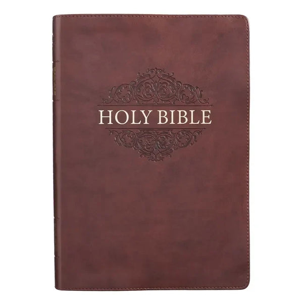 KJV Super Giant Print LL Brown - Leather