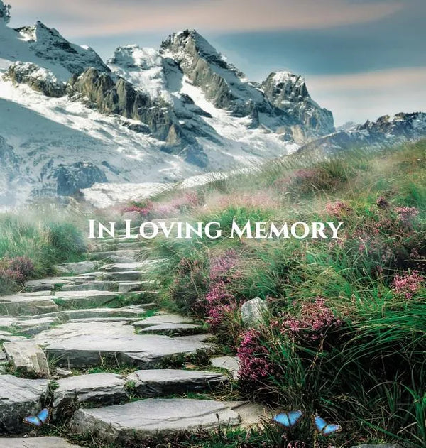 Funeral Guest Book, "In Loving Memory", Memorial Service Guest Book, Condolence Book, Remembrance Book for Funerals or Wake: HARDCOVER. A lasting keep - Hardcover