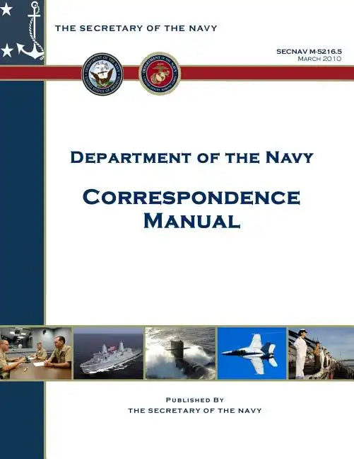 Department of the Navy Correspondence Manual - Paperback
