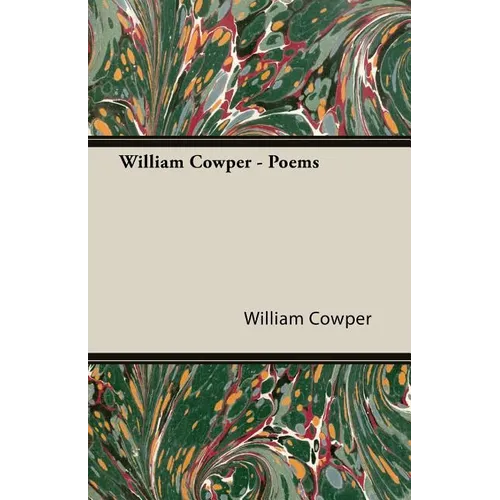 William Cowper - Poems - Paperback