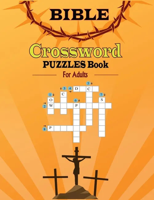 Bible Crossword Puzzle Book For Adults - Paperback