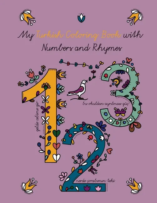My Turkish Coloring Book with Numbers and Rhymes - Paperback