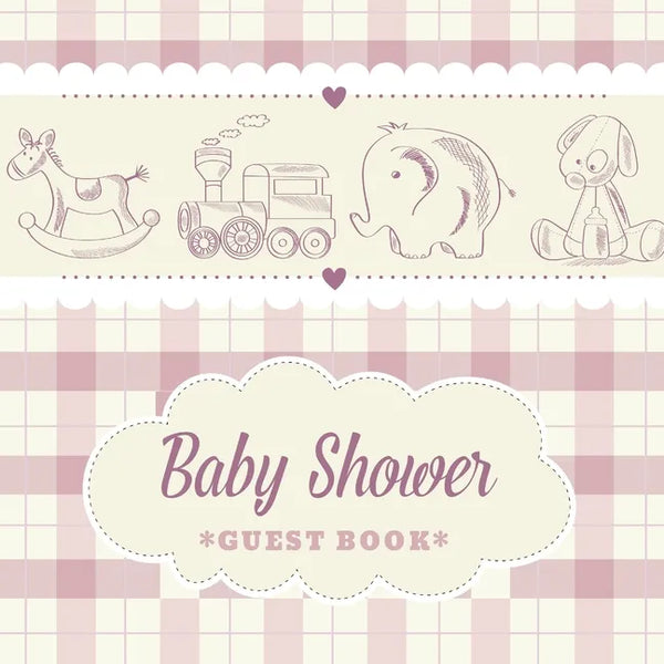Baby Shower Guest Book: Toys for Boy Theme, Wishes to Baby and Advice for Parents, Guests Sign in Personalized with Address Space, Gift Log, Keepsake - Paperback