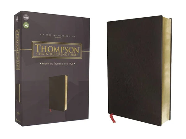 Nasb, Thompson Chain-Reference Bible, Bonded Leather, Black, Red Letter, 1977 Text - Bonded Leather