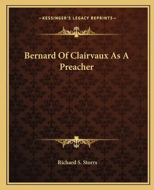Bernard of Clairvaux as a Preacher - Paperback
