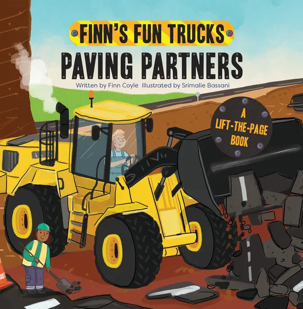 Paving Partners: A Lift-The-Page Truck Book - Board Book