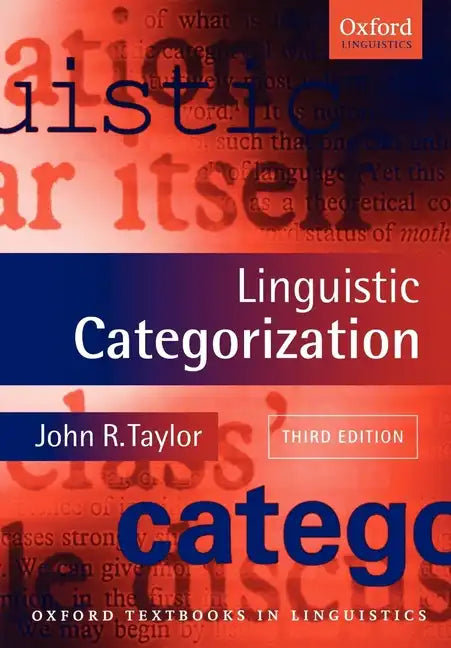 Linguistic Categorization - Paperback