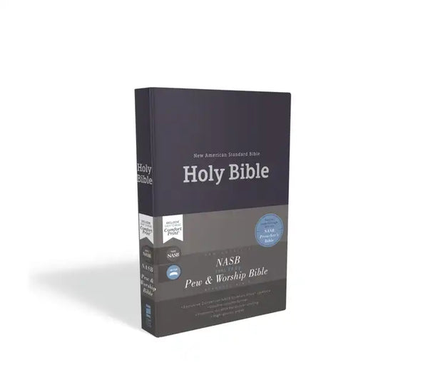 Nasb, Pew and Worship Bible, Hardcover, Blue, 1995 Text, Comfort Print - Hardcover