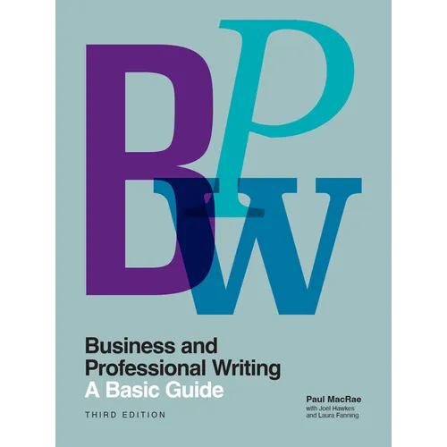 Business and Professional Writing: A Basic Guide, Third Edition - Paperback