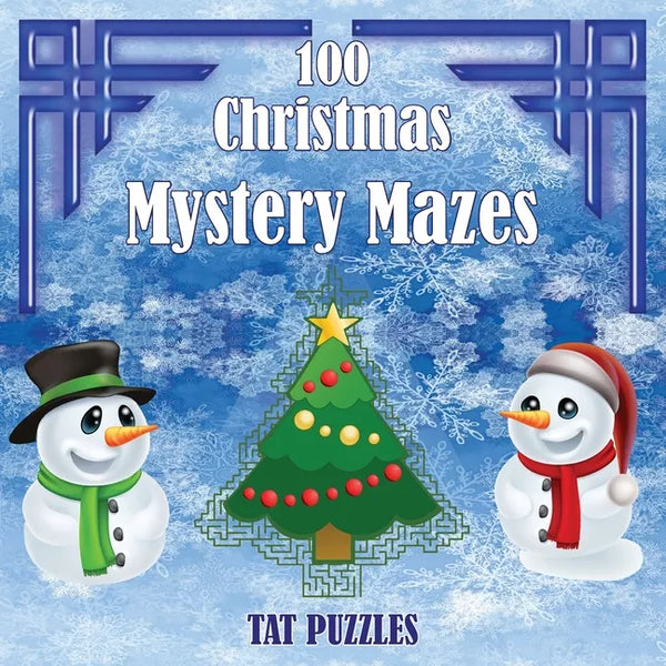 100 Christmas Mystery Mazes - Paperback
