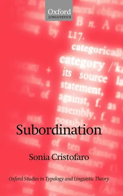 Subordination - Hardcover