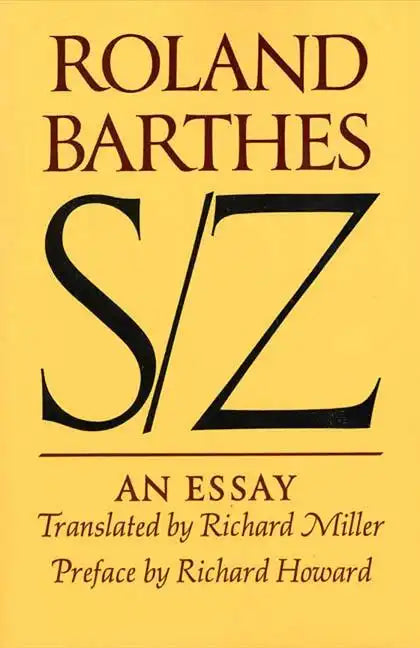 S/Z: An Essay - Paperback