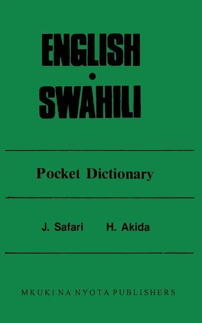 English Swahili Pocket Dictionary - Paperback