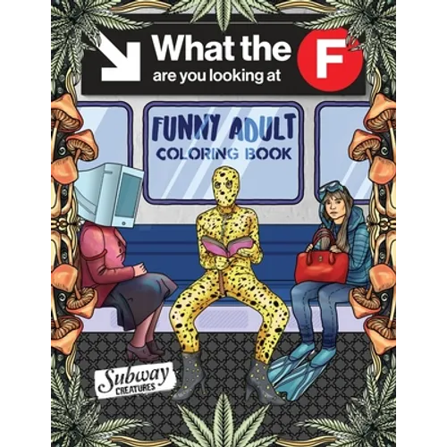 Funny Adult Coloring Book: Fun White Elephant and Gag Gift for Party Lovers & Adults Relaxation filled with Weirdest People Ever Spotted Riding O - Paperback