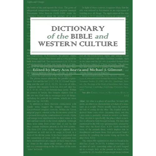 Dictionary of the Bible and Western Culture - Paperback