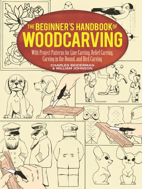 The Beginner's Handbook of Woodcarving: With Project Patterns for Line Carving, Relief Carving, Carving in the Round, and Bird Carving - Paperback