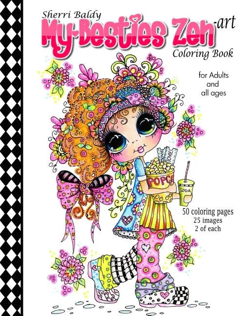 Sherri Baldy My-Besties Zen Art Coloring Book - Paperback