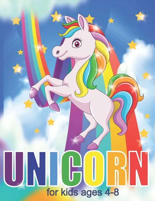 Unicorn Coloring Book For Kids Ages 4-8: Unicorn Coloring Pages For Girls - Paperback