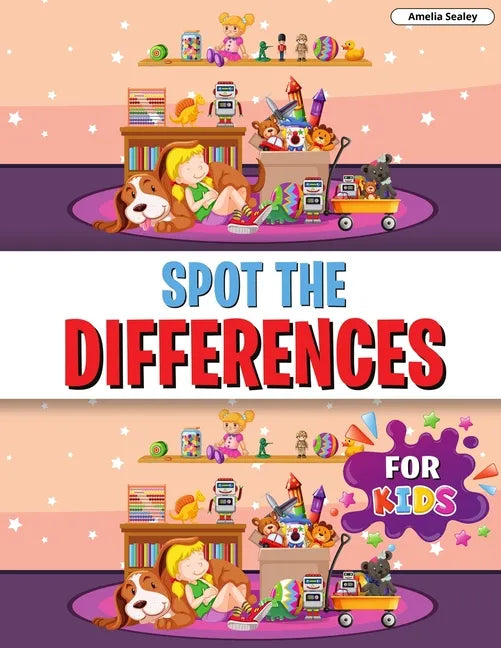 Spot the Differences for Kids: Find the Differences Book for Kids, A Fun Search and Find Book for Children - Paperback
