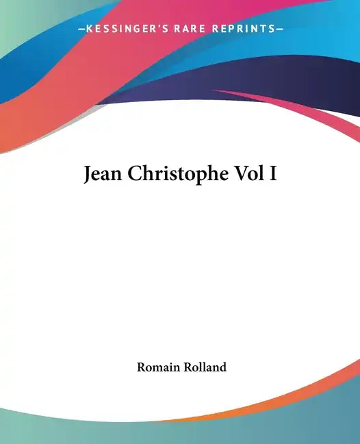Jean Christophe Vol I - Paperback
