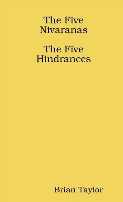 The Five Nivāraṇas - Paperback