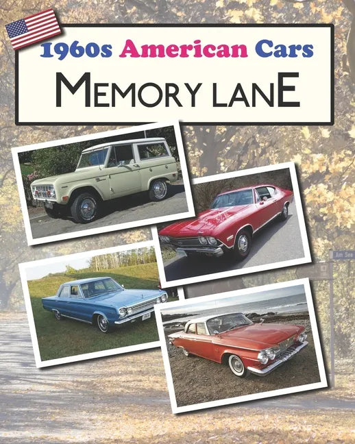 1960s American Cars Memory Lane: large print picture book for dementia patients - Paperback