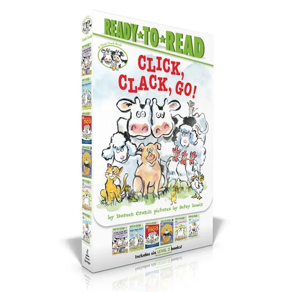 Click, Clack, Go! (Boxed Set): Click, Clack, Moo; Giggle, Giggle, Quack; Dooby Dooby Moo; Click, Clack, Boo!; Click, Clack, Peep!; Click, Clack, Surp - Paperback