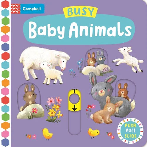 Busy Baby Animals - Board Book