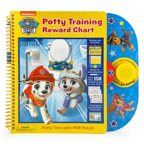 Paw Patrol Potty Training Reward Chart - Hardcover