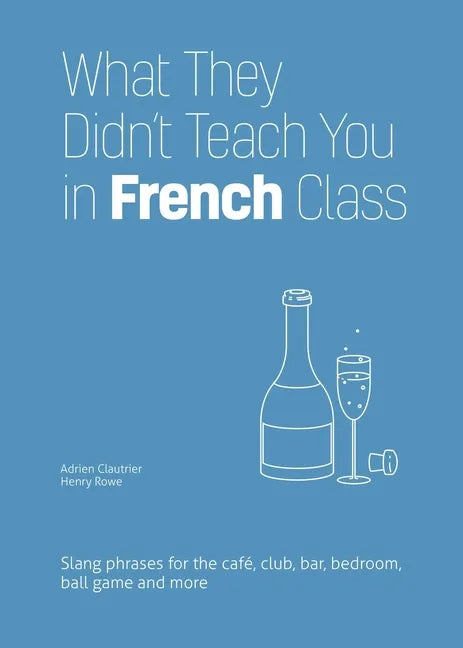 What They Didn't Teach You in French Class: Slang Phrases for the Cafe, Club, Bar, Bedroom, Ball Game and More - Paperback