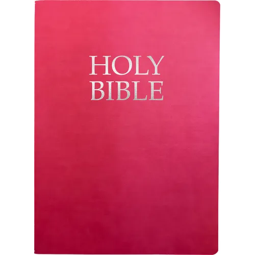 Kjver Holy Bible, Large Print, Berry Ultrasoft: (King James Version Easy Read, Red Letter, Pink) - Imitation Leather