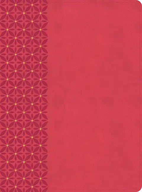 CSB Study Bible, Coral Leathertouch, Indexed - Imitation Leather