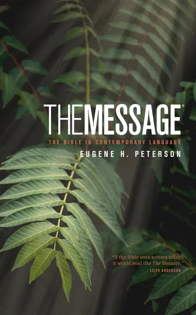 Message Bible-MS-Numbered: The Bible in Contemporary Language - Hardcover