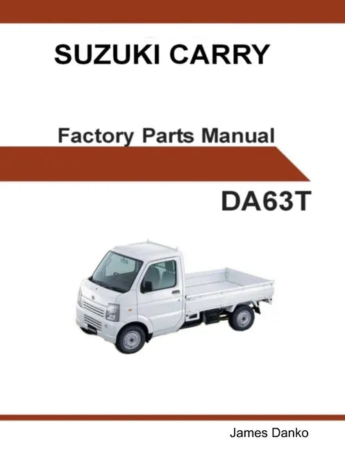 Suzuki Carry DA63T English Factory Parts Manual - Paperback