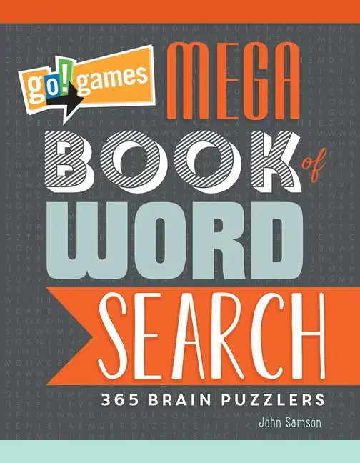 Go!games Mega Book of Word Search: 365 Brain Puzzlers - Paperback