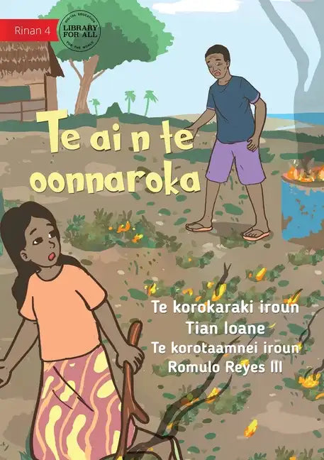 Fire in the Garden - Te ai n te oonnaroka (Te Kiribati) - Paperback