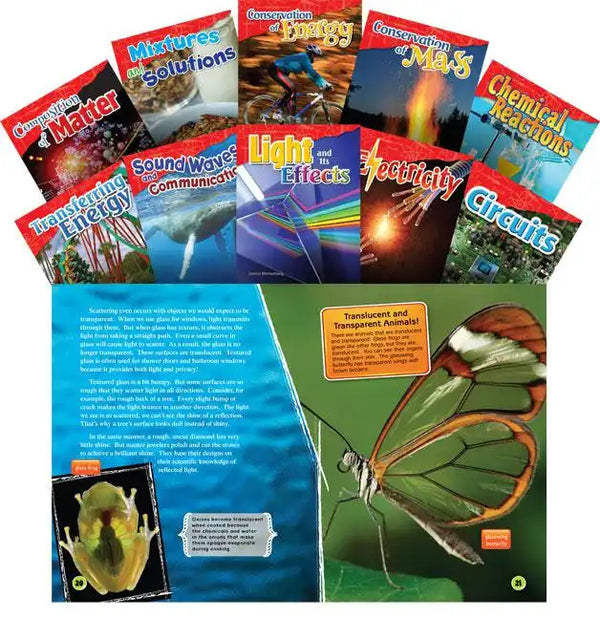 Let's Explore Physical Science Grades 4-5, 10-Book Set - Paperback