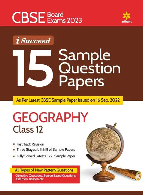 CBSE Board Exam 2023 I-Succeed 15 Sample Papers GEOGRAPHY Class 12th - Paperback