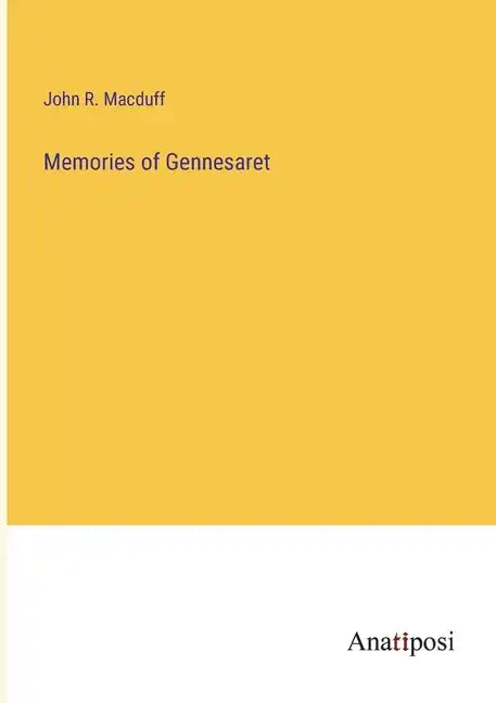 Memories of Gennesaret - Paperback
