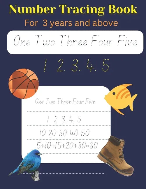 Number Tracing Book: For 3 years old and above - Paperback