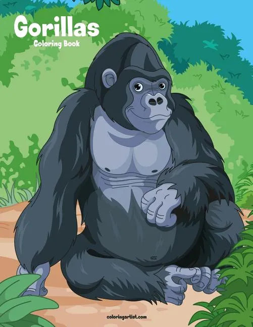 Gorillas Coloring Book 1 - Paperback