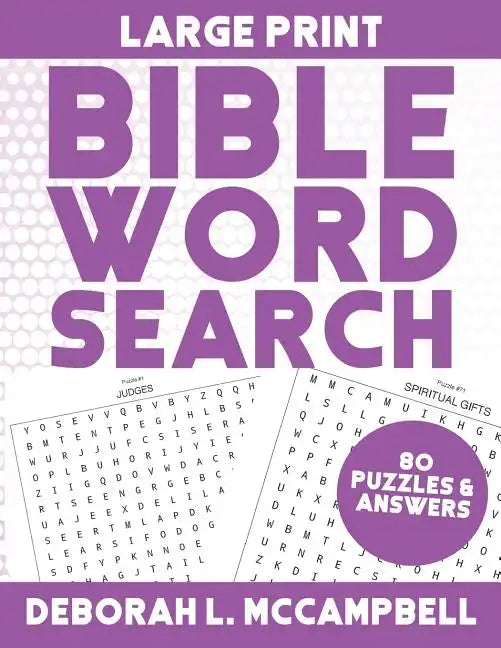 Large Print Bible Word Search: Bible Word Search For Adults and Children - Paperback