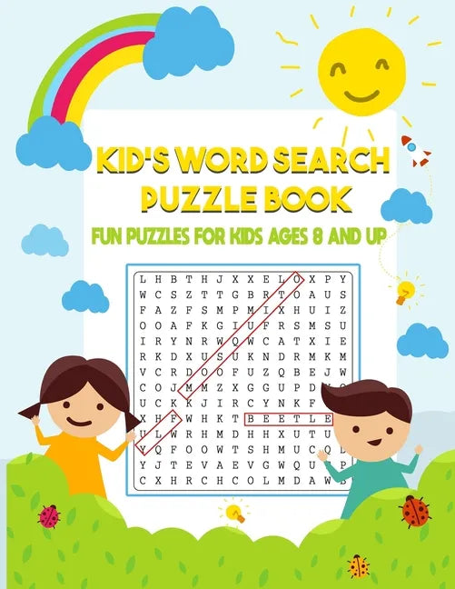 Kid's Word Search Puzzle Book: Fun Puzzles for Kids Ages 8 and Up - Paperback