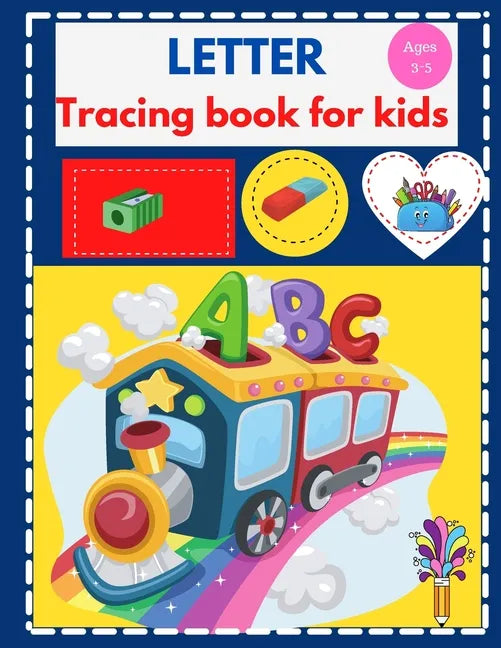 Letter Tracing book for kids: Practice Handwriting Workbook: Preschool, Kindergarten and Kids: Ages 3-5 reading and writing, free tracing shapes and - Paperback
