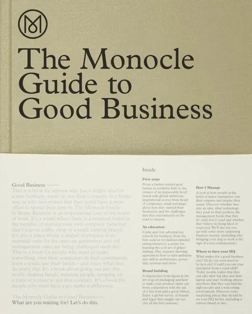 The Monocle Guide to Good Business - Hardcover