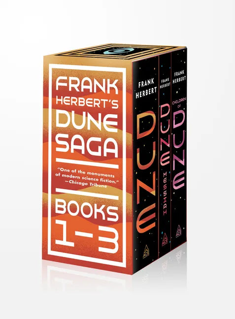 Frank Herbert's Dune Saga 3-Book Boxed Set: Dune, Dune Messiah, and Children of Dune - Paperback