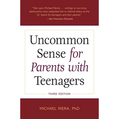 Uncommon Sense for Parents with Teenagers - Paperback