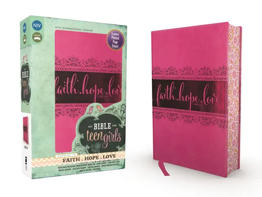 Bible for Teen Girls-NIV: Growing in Faith, Hope, and Love - Imitation Leather