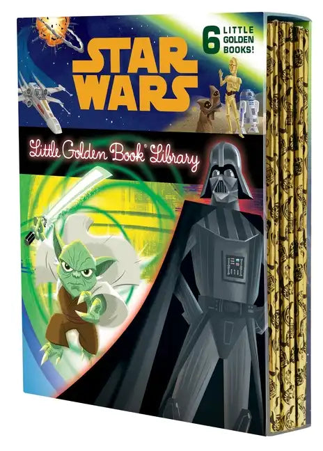 The Star Wars Little Golden Book Library (Star Wars): The Phantom Menace; Attack of the Clones; Revenge of the Sith; A New Hope; The Empire Strikes Ba - Boxed Set