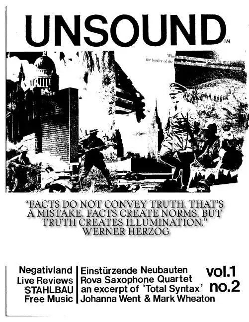 Unsound, Volume 1, #2 - Paperback